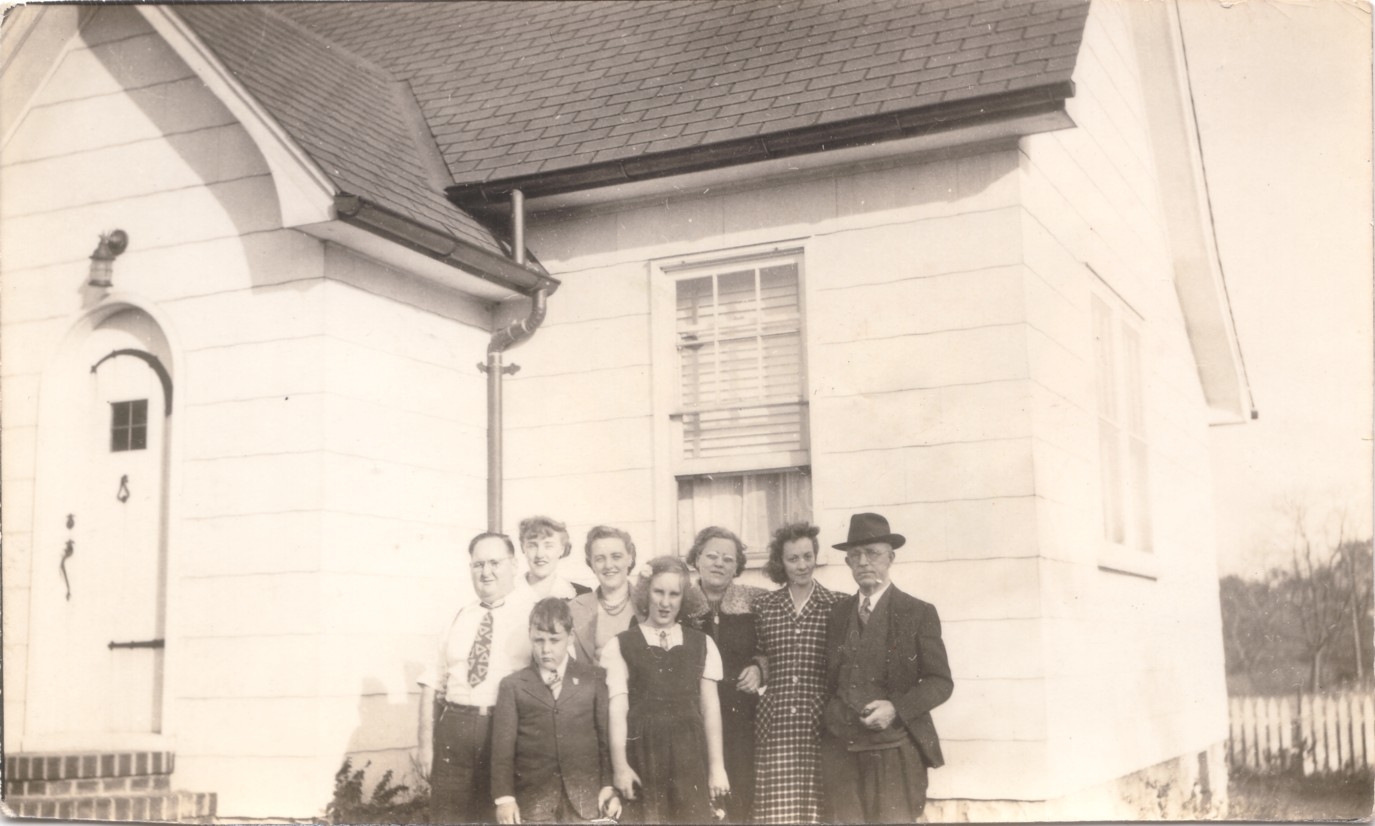 Milke Family after attending their local Luthern Church in Baltimore, MD